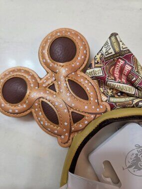 Disney Loungefly Octoberfest pretzel ears - Brand New